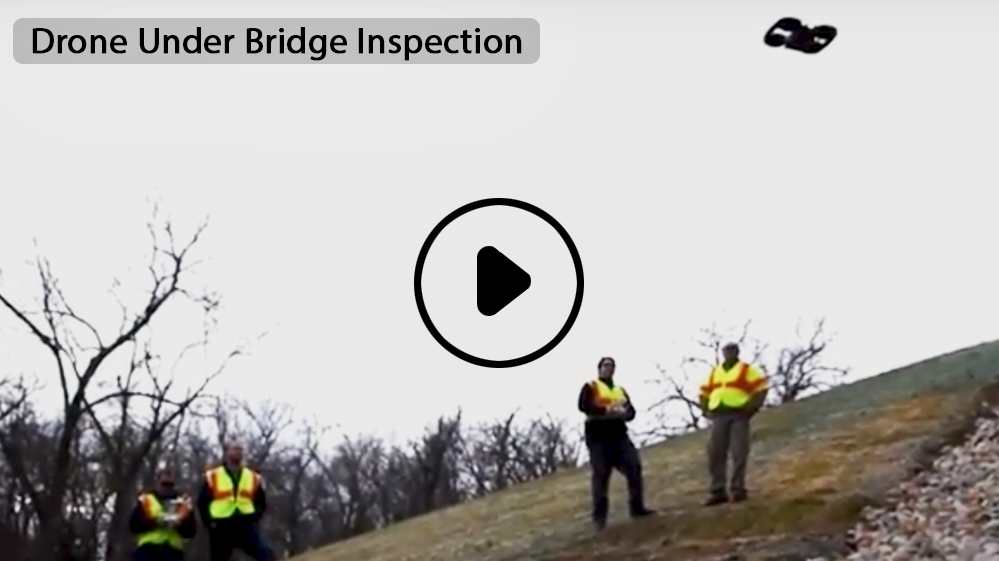 Conducting an underneath bridge inspection where GPS signals are unreliable with the Aertos 120 drone in Kansas